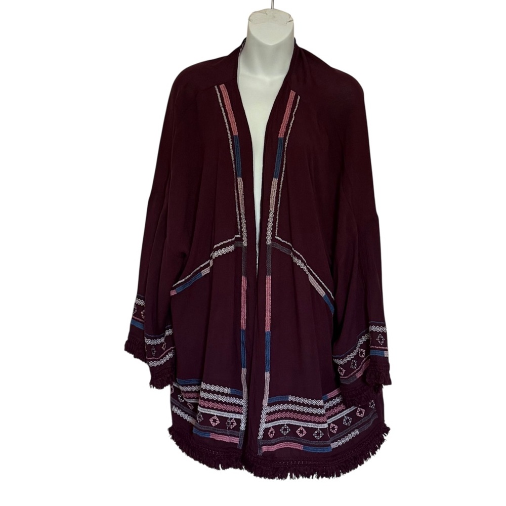 Knox Rose Boho Kimono Cardigan Size XL